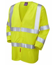 LEO WORKWEAR STICKLEPATH ISO 20471 Cl 3 LFS 3/4 Sleeve (EN 14116) EN 1149